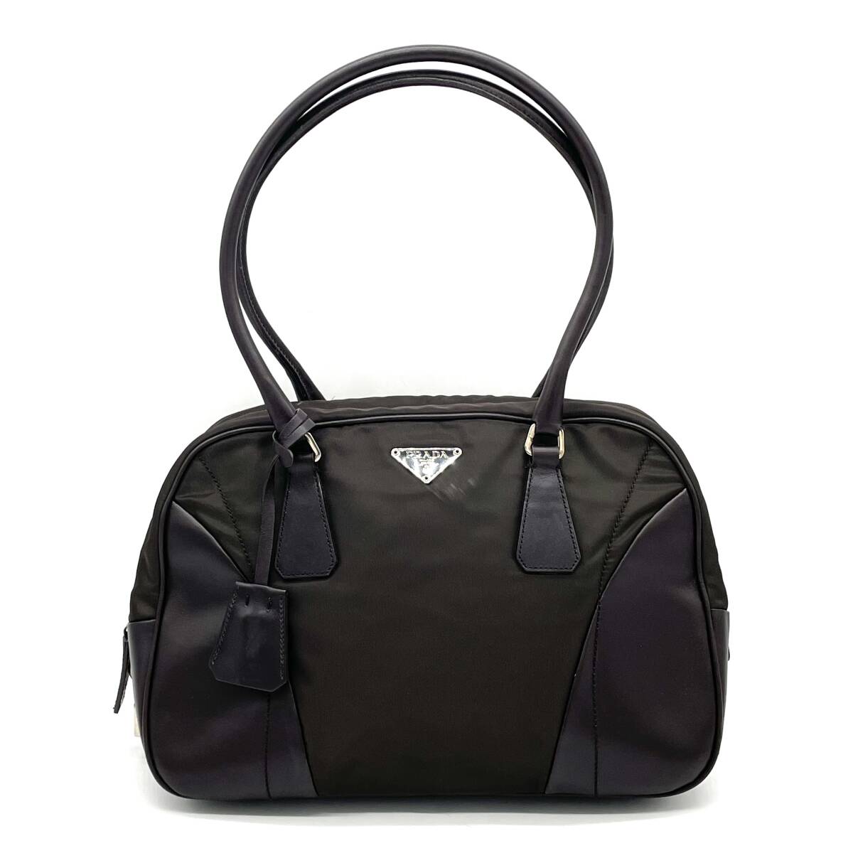 美品✨ PRADA ボーリングバッグ トートバッグ ボストン ナイロン レザー Yahoo!オークション -「prada ボーリングバッグ」の落札相場