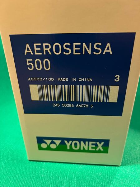 【送料無料】新品 ヨネックス エアロセンサ500 3番 10ダース