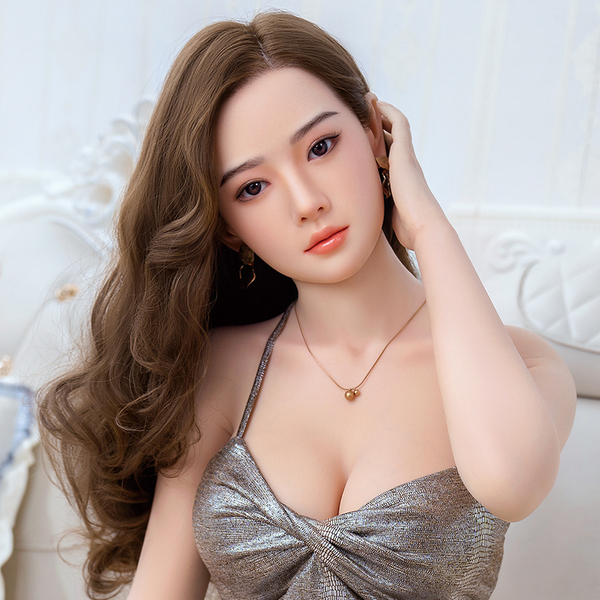 等身大 リアルドールヘッド シリコン製 口可動 髪毛モヘア植毛 職人メイク レアモデル M16ボルト