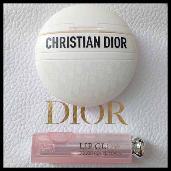 2個 新品 Christian Dior クリスチャンディオール ル ボーム ボディ フェイス リップ クリーム アディクト グロウ リップバーム 001 ピンク