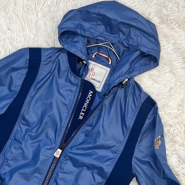 極美品 MONCLER モンクレール ナイロンジャケット レディース S 国内正規 ブルゾン ジップ パーカー