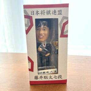 新品未開封 藤井聡太 七段 ボブルヘッド 将棋 日本将棋連盟 首振り人形 限定900個