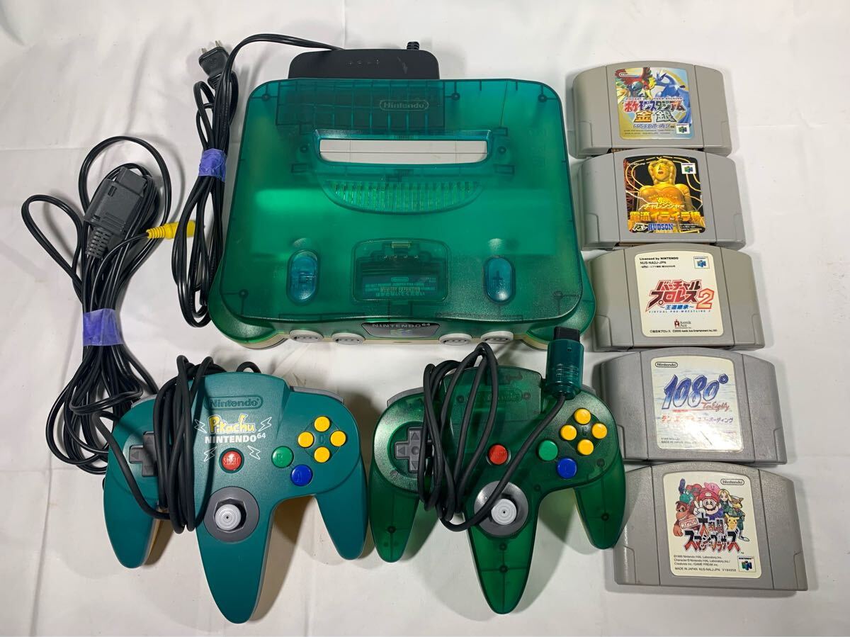 Yahoo!オークション -「スケルトンブルー」(NINTENDO 64