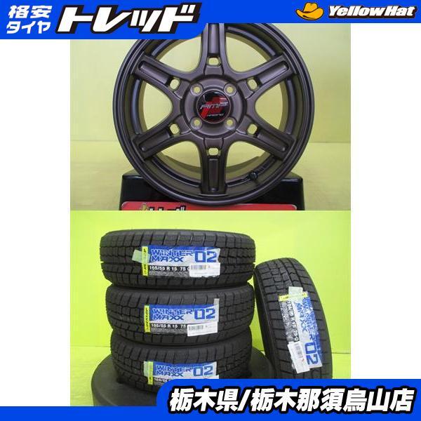 ★超美品★アルトワークス 15インチ 5J スタッドレスタイヤホイールセット アルト 即納 新品スタッドレス スズキ 純正 ENKEI製 4H100 4.5J+