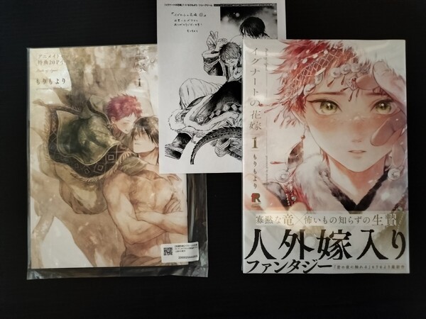 未開封 イグナートの花嫁 ペーパー 小冊子 リーフレット 特典 もりもより BL