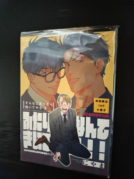 そんなに言うなら抱いてやる リーフレット 小冊子 にやま BL