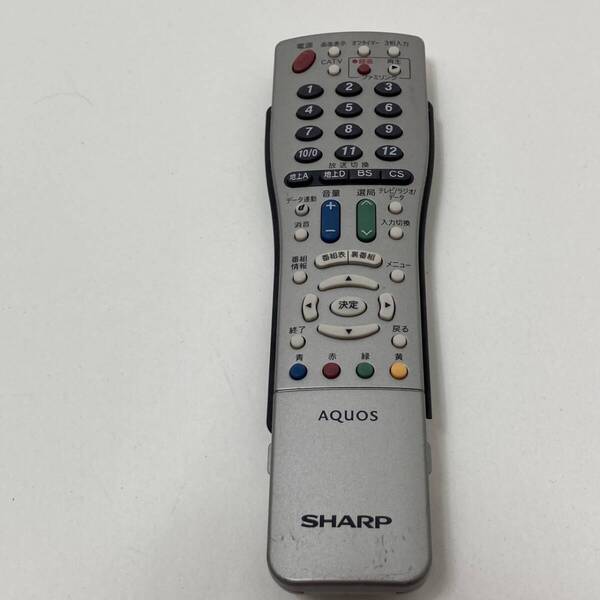 【シャープ 純正 リモコン 12Q04】動作保証 即日発送 GA560WJSA テレビ用リモコン LC-37DS3/LC-32DS3