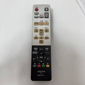 【シャープ 純正 リモコン 13J06】動作保証 即日発送 GB030PA BD TV テレビリモコン ブルーレイ 電池フタ欠品