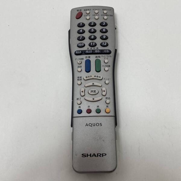 【シャープ 純正 リモコン 13Z09】動作保証 即日発送 GA434WJSA テレビ用 LC-20SX5/LC-20AX6