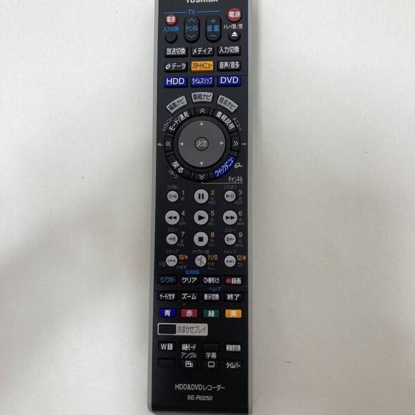 【東芝 純正 リモコン 14D03】動作保証 即日発送 SE-R0250 レコーダー RD-E160 RD-E300 RD-S600 RD-S300用