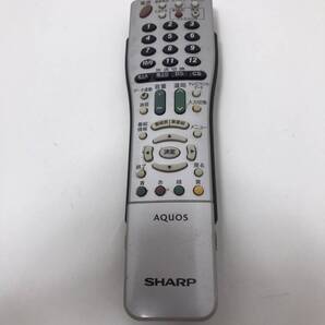 【シャープ 純正 リモコン 12W02】動作保証 即日発送 GA661WJSA テレビ用 LC-42EX5/LC-37EX5/LC-32D30/LC-26D30/LC-20D30