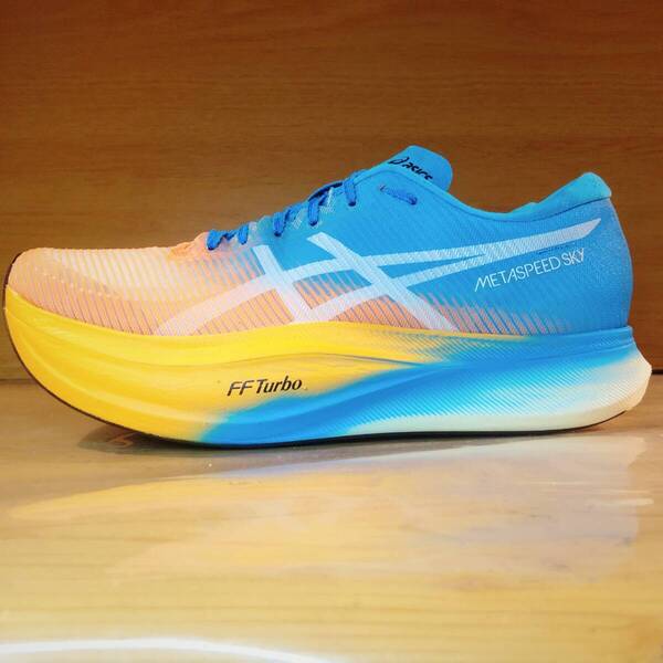 【美品/完売モデル】 Asics/ Metaspeed Sky+/ 27.0cm/ オレンジ・ブルー/ アシックス メタスピードスカイ+ プラス