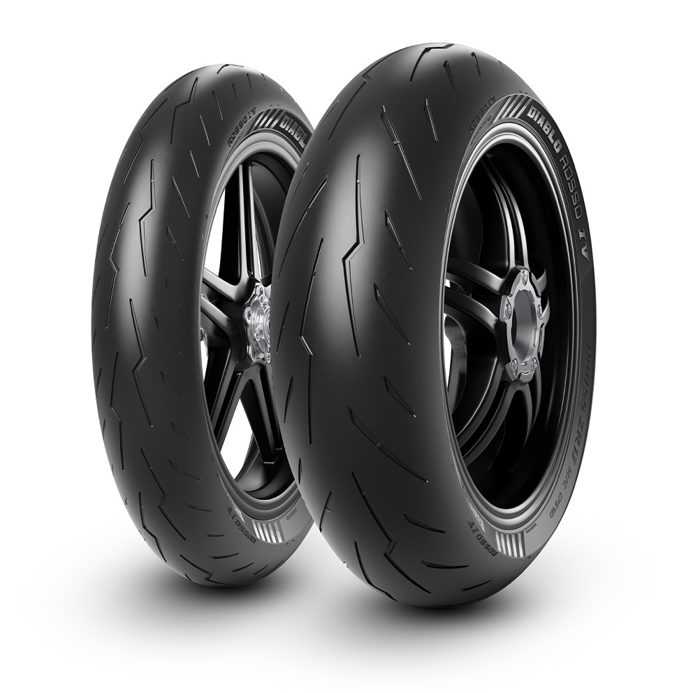 前後セット ピレリ ディアブロ ロッソ IV コルサ 120/70ZR17 180