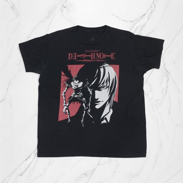 古着 DEATH NOTE T-SHIRTS BLACK デスノート アニメ キャラクタープリントTシャツ 【Vintage】