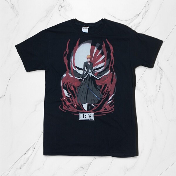 古着 FRUIT OF THE LOOM T-SHIRTS BLEACH BLACK ブリーチ アニメ キャラクタープリントTシャツ 【Vintage】