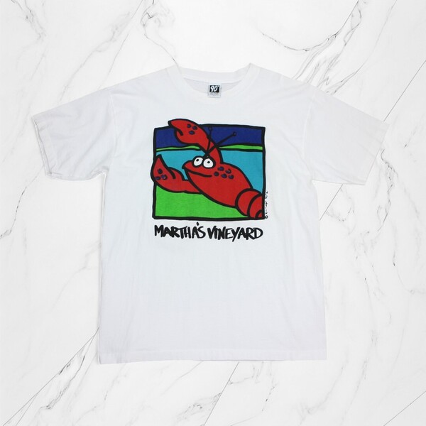 古着 90s USA製 90' ANGLE T-SHIRTS WHITE Tシャツ シングルステッチ 半袖【Vintage】