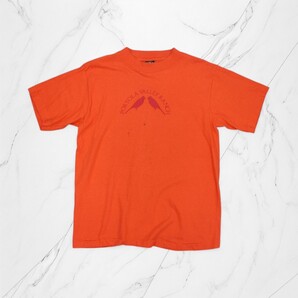古着 70s USA製 Anvil T-Shirts Orange Tシャツ シングルステッチ 半袖 【Vintage】