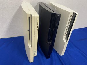 1円スタート ジャンク PS3 プレイステーション3 薄型 本体 CECH-2500A 3台 通電、映像・音声出力確認済み K