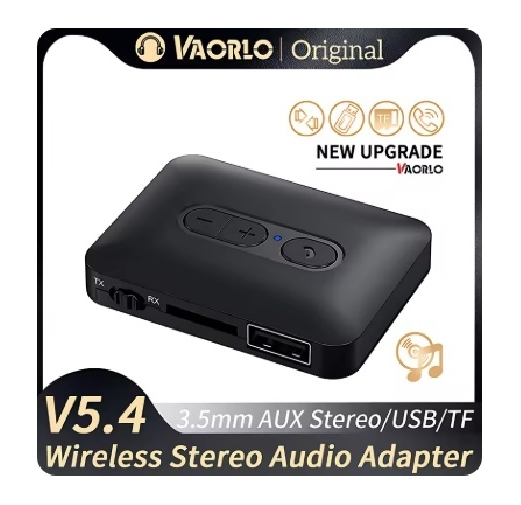多機能 Bluetooth 5.4 オーディオ レシーバー トランスミッター USB/TF(Micro SD)カード バッテリー内蔵 スタンダード