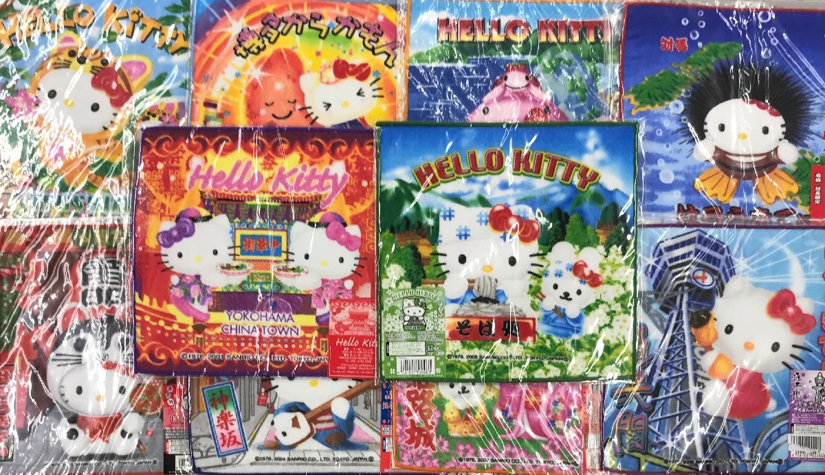 セール!【希少☆レア】ハローキティ ご当地タオル48枚セット Yahoo!オークション -「ハローキティご当地タオル」の落札相場