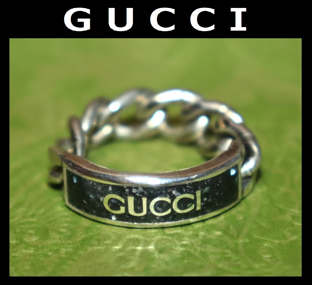 美品‼️GUCCI 指輪　ベルトモチーフリング　20号 GUCCI - グッチ GUCCI 指輪 ガーデン アラベスク ベルト