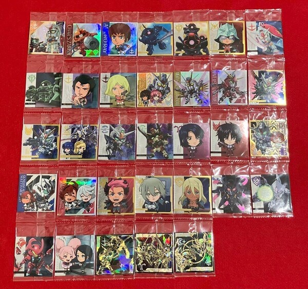 機動戦士ガンダム シールウエハースVol.1 ~戦いの序曲~ 全33種フルコンプセット 未開封 にふぉるめーしょん 外箱 パッケージ2種 コンプ