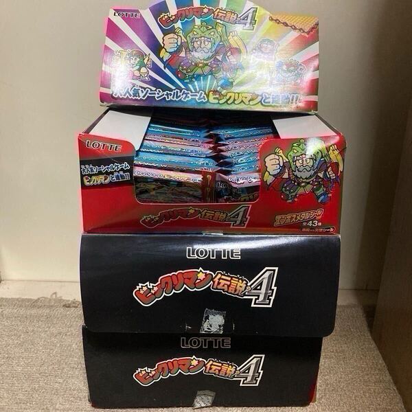 ビックリマン伝説4 未開封箱×2+28個入り箱 ヘッドロココ ブラックゼウス ネロ魔身