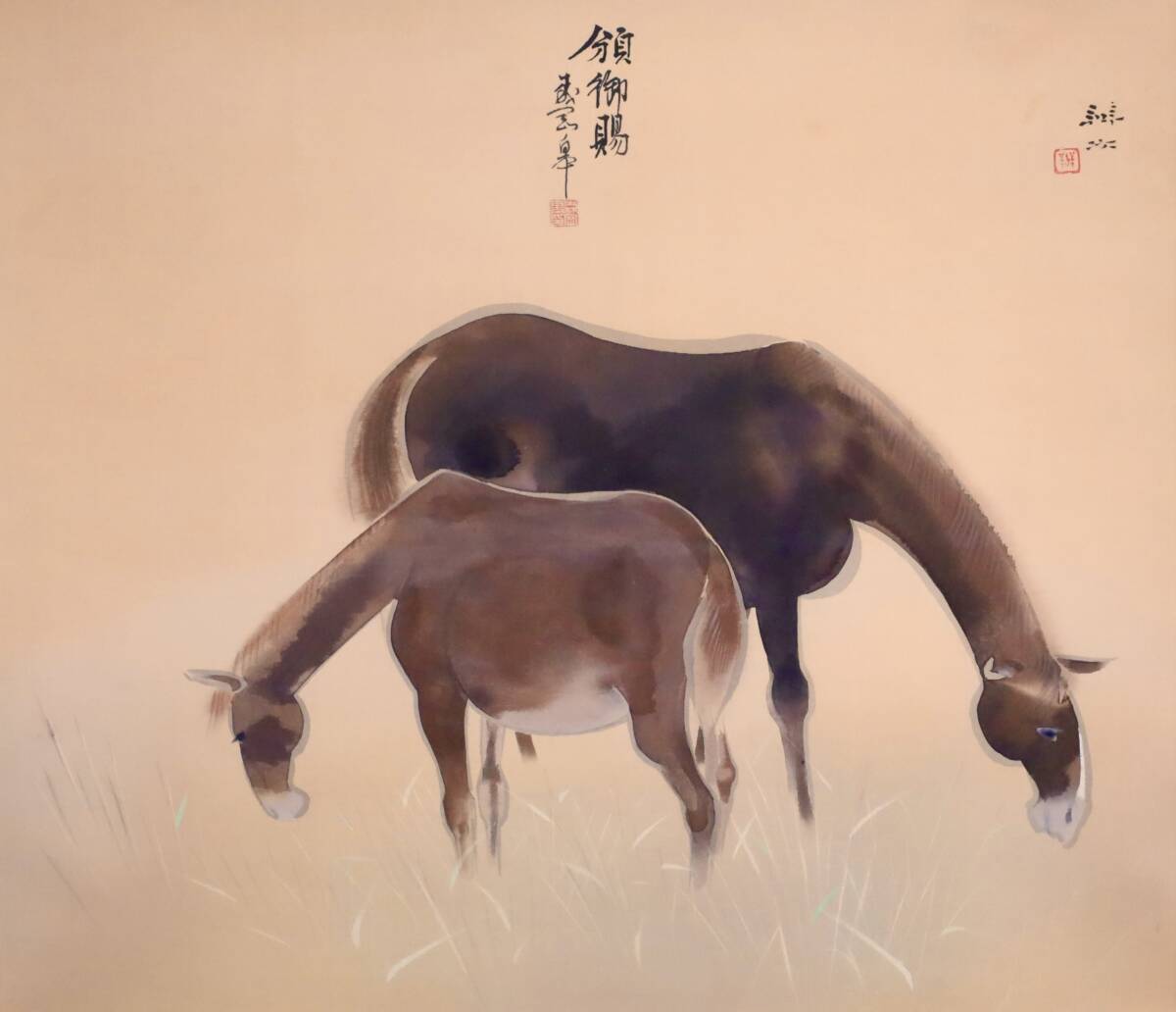 Yahoo!オークション -「馬」(花鳥、鳥獣) (日本画)の落札相場