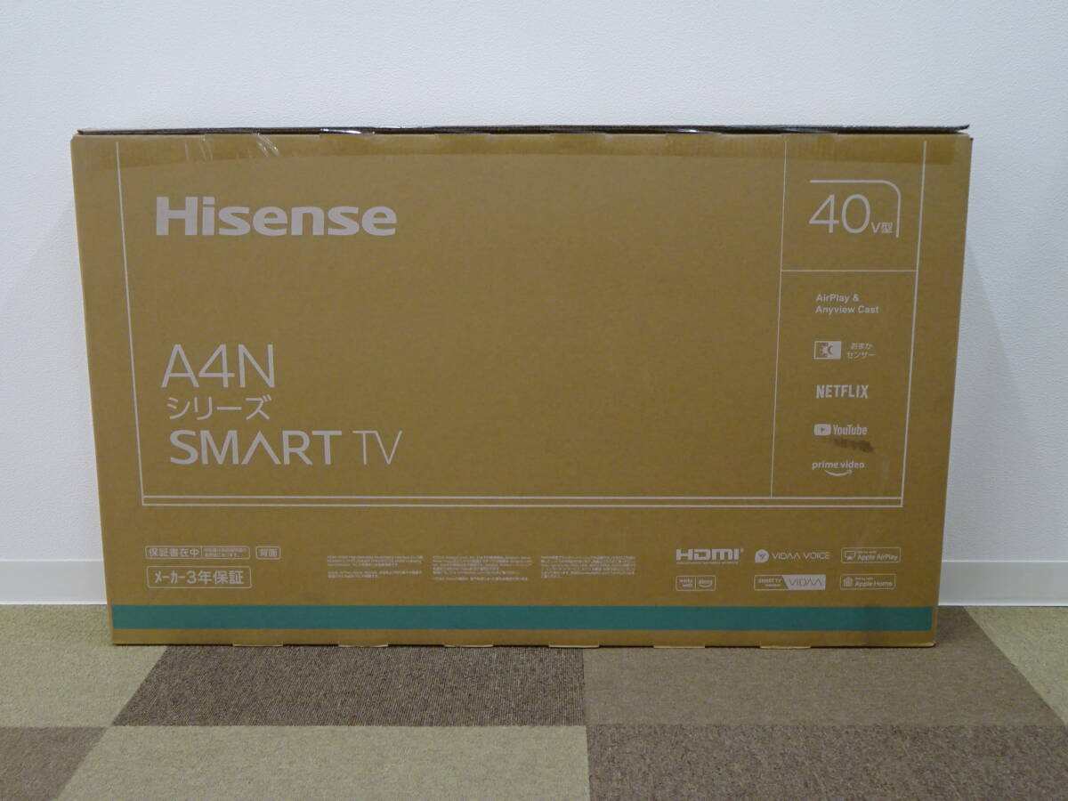 未使用・未開封 HISENSE A4Nシリーズ 40V型 スマートTV ハイセンス