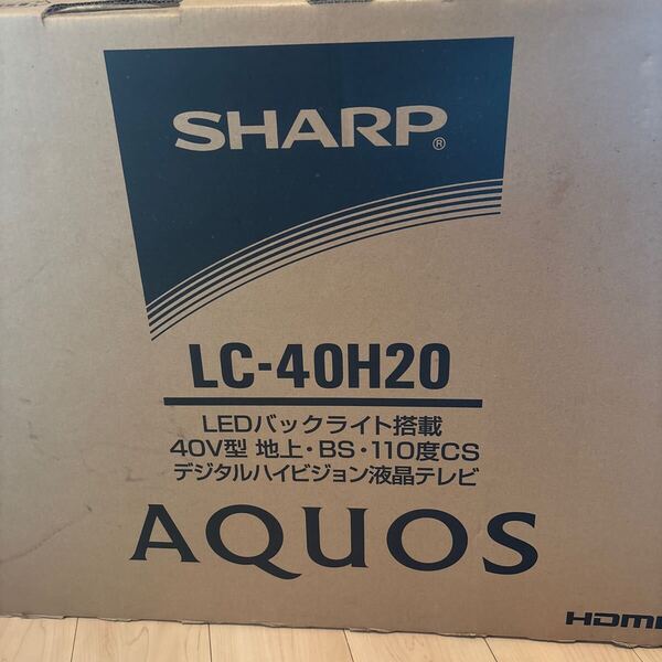 40V型 SHARPAQUOS 液晶テレビ
