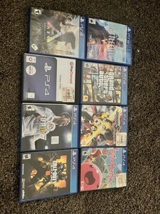PS4 Game Bundle 8 Games Including Battlefield V, Ark Survival Evolved Etc. 海外 即決