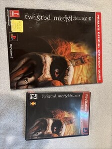 Twisted Metal: Black PS2 Game & Official Strategy Guide 海外 即決