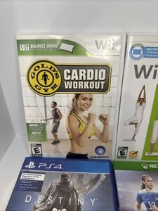 Video Game Lot of 10 Wii XBox1 PS4 PS3 PS2 Destiny Wii Fit Game Party FIFA 16 海外 即決