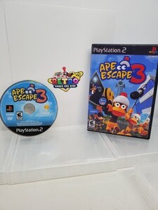 *Tested* Ape Escape 3 (Sony PlayStation 2, 2006) BLACK LABEL 海外 即決