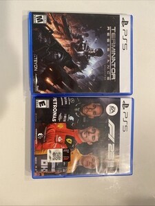 2 Ps5 Games: F1 Brand New 2023 And Terminator 2021 Is Used 海外 即決