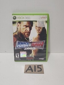 Wwe Smack Down VS Raw 2009 - Microsoft Xbox 360 No Manual 海外 即決