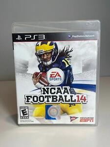 NCAA Football 14 PS3 PlayStation 3 CIB Very Good 海外 即決