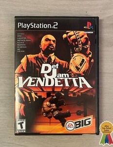 Def Jam Vendetta PS2 Sony PlayStation 2 Black Label CIB Complete Tested 海外 即決