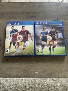 PS4 FIFA 15 & 16 EA Sports Video Games PlayStation 4 海外 即決