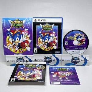 Sonic Origins Plus PS5 CIB W/ Artbook - PlayStation 5 海外 即決