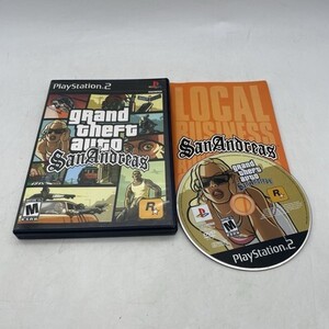 Grand Theft Auto: San Andreas (PS2) - Black Label - Complete CIB - Tested 海外 即決