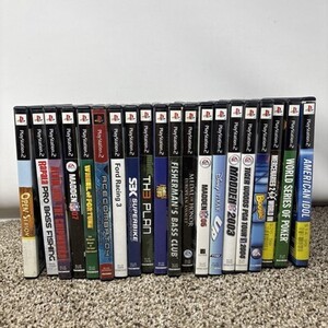 Sony PlayStation 2 Ps2 Game Lot Of 20 Games Tested 海外 即決