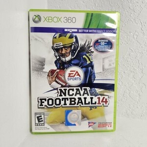 NCAA Football 14 CIB With Inserts Xbox 360 Disk Is Clean! Tested Working Great 海外 即決