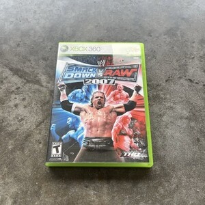 WWE Smackdown vs. Raw 2007 Complete Xbox 360 Wrestling Game 海外 即決
