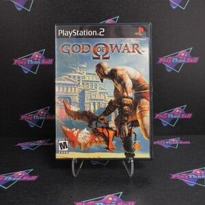 God of War PS2 PlayStation 2 Black Label - Complete CIB 海外 即決