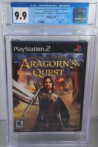 The Lord of the Rings Aragorn's Quest - PlayStation 2 PS2 - Graded CGC 9.9 A++ 海外 即決