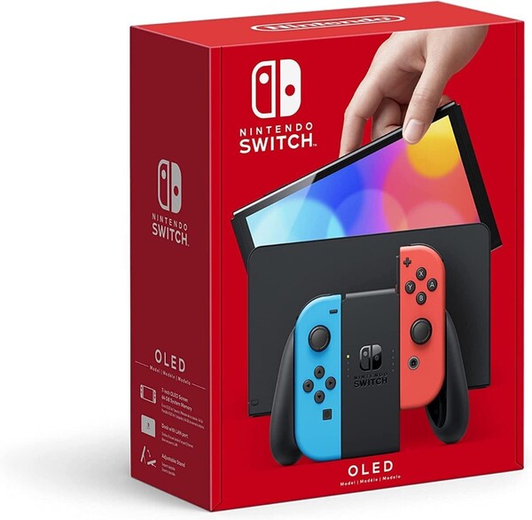 【必須:受取連絡】Nintendo Switch ニンテンドースイッチ 本体 有機ELモデル Joy-Con(L) ネオンブルー/(R) ネオンレッド 新品未開封 必須