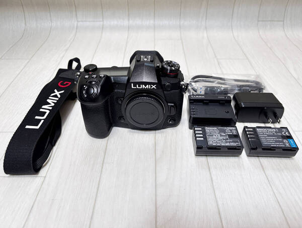ショット数3000回未満★Panasonic LUMIX G9 DC-G9-K★バッテリー良好