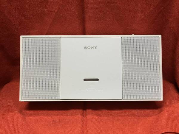 sony CDラジオ ZS-E30(W) ホワイト 2018年製 動作品 新品ピックアップレンズ交換品