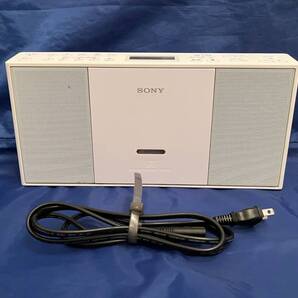 SONY CDラジオ ZS-E30 (W) ホワイト 2015年製 電源ケーブル付き 正常動作品